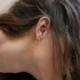 Jewelry - SMALL GOLDEN EARRINGS LIGNIS NARROW - JOIDART