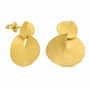 Bijoux - BOUCLES D'OREILLES DOUBLES DORÉES TAGLIO - JOIDART