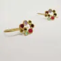 Jewelry - HOOK GOLDEN EARRINGS CANDY COLOURS - JOIDART