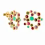 Bijoux - BOUCLES D'OREILLES GRANDES DORÉES CANDY COLOURS - JOIDART