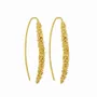 Jewelry - GOLDEN HOOK EARRINGS STARDUST - JOIDART