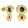 Bijoux - BOUCLES D'OREILLES DORÉES FAVORITA COLORS PETITES - JOIDART