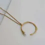 Jewelry - GOLDEN NECKLACE ECLAT CIRCLE - JOIDART