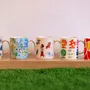 Accessoires thé et café - MUGS en céramique illustrés avec leur boite cadeau et dorure - CARTESDART