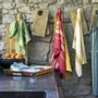 Dish towels - Yuna Marmelade/natural recycled washed tea towel 50 x 70 - MAISON VIVARAISE - SDE VIVARAISE WINKLER