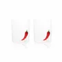 Glass - 2 Chilli Cups - MAISON BALZAC