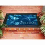 Decorative objects - blue seashells doormat. - KARENA INTERNATIONAL