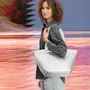 Bags and totes - shopper M silver crackle - REISENTHEL ACCESSOIRES