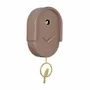 Clocks - Wall clock Tweet burgundy red - PRESENT TIME