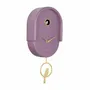 Clocks - Wall clock Tweet burgundy red - PRESENT TIME