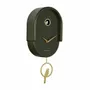 Clocks - Wall clock Tweet burgundy red - PRESENT TIME