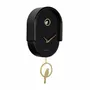 Clocks - Wall clock Tweet burgundy red - PRESENT TIME