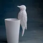 Floral decoration - bird, woodpacker, deco object - KLATT OBJECTS