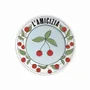 Everyday plates - PLATE 16 L'AMICIZIA - CHERRY - ILARIA.I