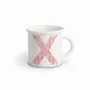 Mugs - MUG RED ALPHABET X - ILARIA.I