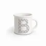 Mugs - MUG BLACK ALPHABET B - ILARIA.I