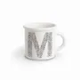 Mugs - MUG BLACK ALPHABET M - ILARIA.I