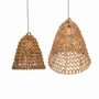 Hanging lights - Set of 2 palm leaf pendants - JOSY - HYDILE