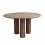 Tables Salle à Manger - Table à manger ronde en bois de teck recyclé - RONNY - HYDILE