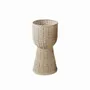 Pots de fleurs - Lot de 2 grands cache- pots sur pied en rotin - FLORENCE - HYDILE