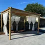 Pergolas - Pergolas M en bambou avec ombrière en fibre de coco naturelle - HYDILE