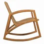 Armchairs - Outdoor/indoor rocking chair in teak and rope - ANNA - HYDILE