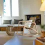 Autres tables - Table en corde et plateau en bois de teck - ANNIE - HYDILE