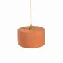 Hanging lights - Ochre terracotta pendant light - ODILE - HYDILE