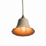 Hanging lights - White terracotta pendant light - ELODIE - HYDILE