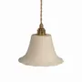 Hanging lights - White terracotta pendant light - ELODIE - HYDILE
