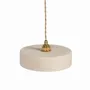 Hanging lights - White terracotta pendant light - MICHELE S - HYDILE