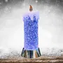 Other Christmas decorations - Christmas LED Crystal Candle – Tall Design with Color-Changing RGB Glow (DC Option) - BLUE STAR B.V.