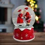 Autres décorations de Noël - Boule à Neige Musicale de Noël – Père Noël & Mère Noël S’Embrassant - BLUE STAR B.V.