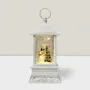 Other Christmas decorations - White Christmas LED Lantern with Snowman & Tree - BLUE STAR B.V.