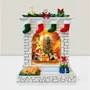 Other Christmas decorations - Christmas LED Fireplace Scene – Santa Delivering Gifts (Warm White LED & Music) – DC Option - BLUE STAR B.V.