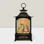 Other Christmas decorations - Christmas LED Lantern Snow Globe – Santa Sleigh Over Village Church (Warm White LED & Music) – DC Option - BLUE STAR B.V.