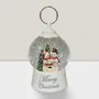 Other Christmas decorations - Christmas LED Snow Lantern – Snowman Family Scene (White “Merry Christmas” Design) – Warm White LED – Timer & DC Option - BLUE STAR B.V.