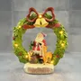 Other Christmas decorations - Christmas LED Wreath Scene – Santa with Reindeer & Gifts (Warm White LED) - BLUE STAR B.V.