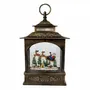 Other Christmas decorations - Christmas LED Lantern Snow Globe – Santa Sleigh Over Village Scene (Warm White LED & Music) – DC Option - BLUE STAR B.V.
