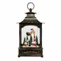 Other Christmas decorations - Christmas LED Lantern Snow Globe – Santa Sleigh Over Village Church (Warm White LED & Music) – DC Option - BLUE STAR B.V.