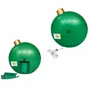 Other Christmas decorations - Christmas LED Ornament Snow Globe – Winter Snowman Village Scene (Warm White LED & Music) – DC Option - BLUE STAR B.V.