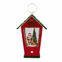 Other Christmas decorations - Christmas LED Lantern Snow Globe – Santa & Deer at Christmas Tree (Warm White LED) – Timer & DC Option - BLUE STAR B.V.