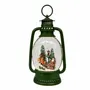 Other Christmas decorations - Christmas LED Lantern Snow Globe – Santa Sleigh & Reindeer Scene (Warm White LED) – Timer & DC Option - BLUE STAR B.V.