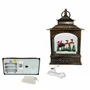 Other Christmas decorations - Christmas LED Lantern Snow Globe – Santa Sleigh Over Village Scene (Warm White LED & Music) – DC Option - BLUE STAR B.V.