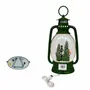Other Christmas decorations - Christmas LED Lantern Snow Globe – Santa Sleigh & Reindeer Scene (Warm White LED) – Timer & DC Option - BLUE STAR B.V.