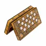 Gifts - Lemon Tree Backgammon & Chess Travel Set - MAISON ROSHI - LUXURY ENTERTAINMENT CABINETS