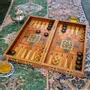 Gifts - Lemon Tree Backgammon & Chess Medium Set - MAISON ROSHI - LUXURY ENTERTAINMENT CABINETS