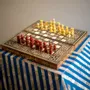 Gifts - Lemon Tree Backgammon & Chess Medium Set - MAISON ROSHI - LUXURY ENTERTAINMENT CABINETS