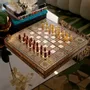 Gifts - Lemon Tree Backgammon & Chess Large Set - MAISON ROSHI - LUXURY ENTERTAINMENT CABINETS