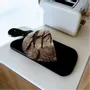 Ustensiles de cuisine - Planche à découper en bois de teck noir - FINNO M - HYDILE